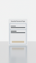 Essential Password Page Edit