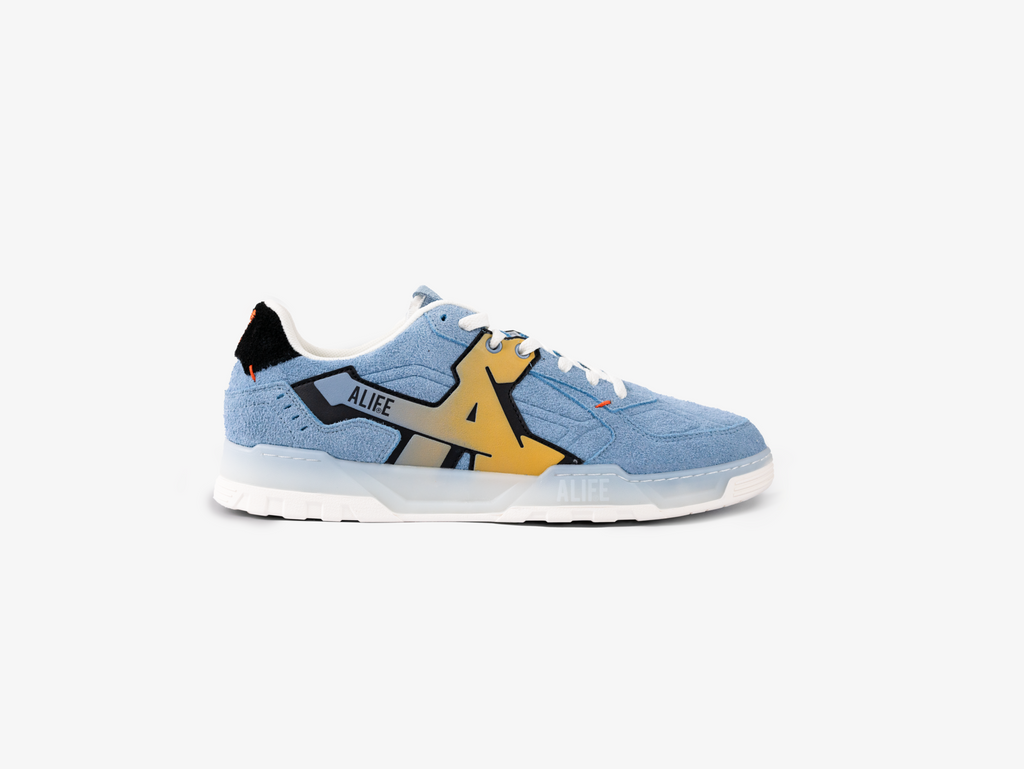 ALIFE Graffitio Sneakers in Blue Fog