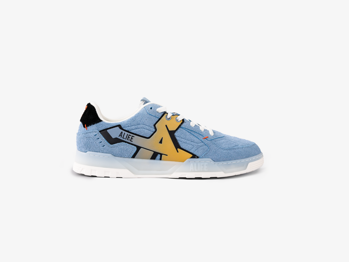 ALIFE Graffitio Sneakers in Blue Fog