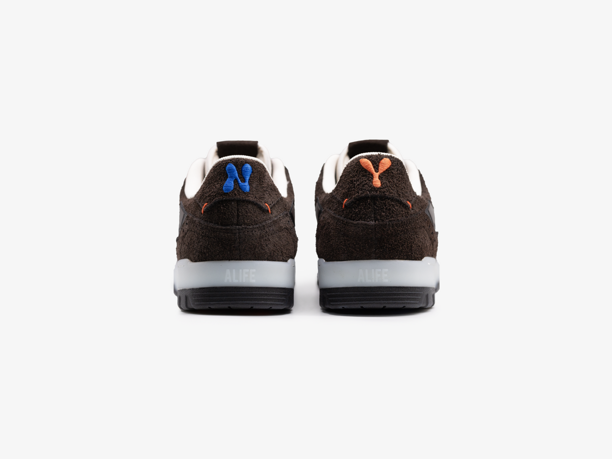 ALIFE Graffitio Sneakers in Chocolate Brown